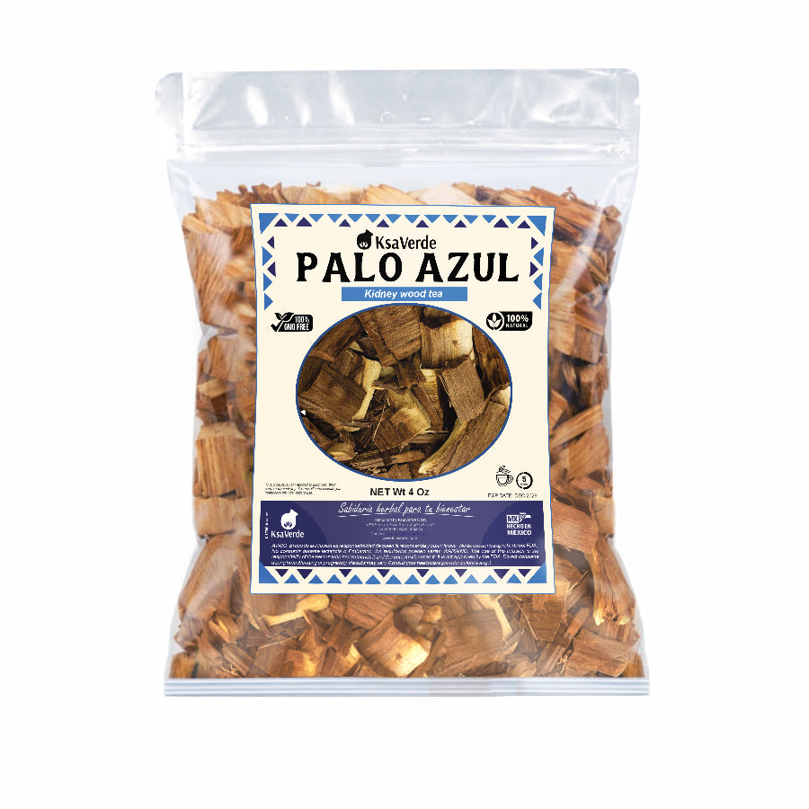 Palo Azul Herbal Tea – 4 oz Kidney wood Bark Infusion | Caffeine-Free Loose Leaf Tea