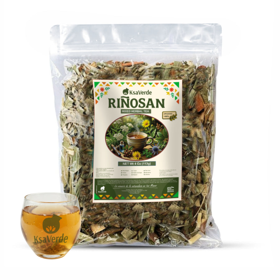 Riñosan Herbal Tea – 4 oz | Traditional Botanical Infusion | Caffeine-Free Loose Leaf Blend