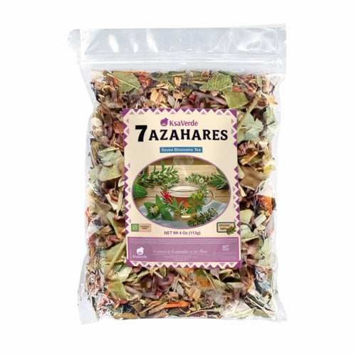 7 Záhares Herbal Tea Blend 4 oZ – Natural Botanical Flower Infusion | Aromatic Loose Leaf Herbal Tea | 4 oz (113g)