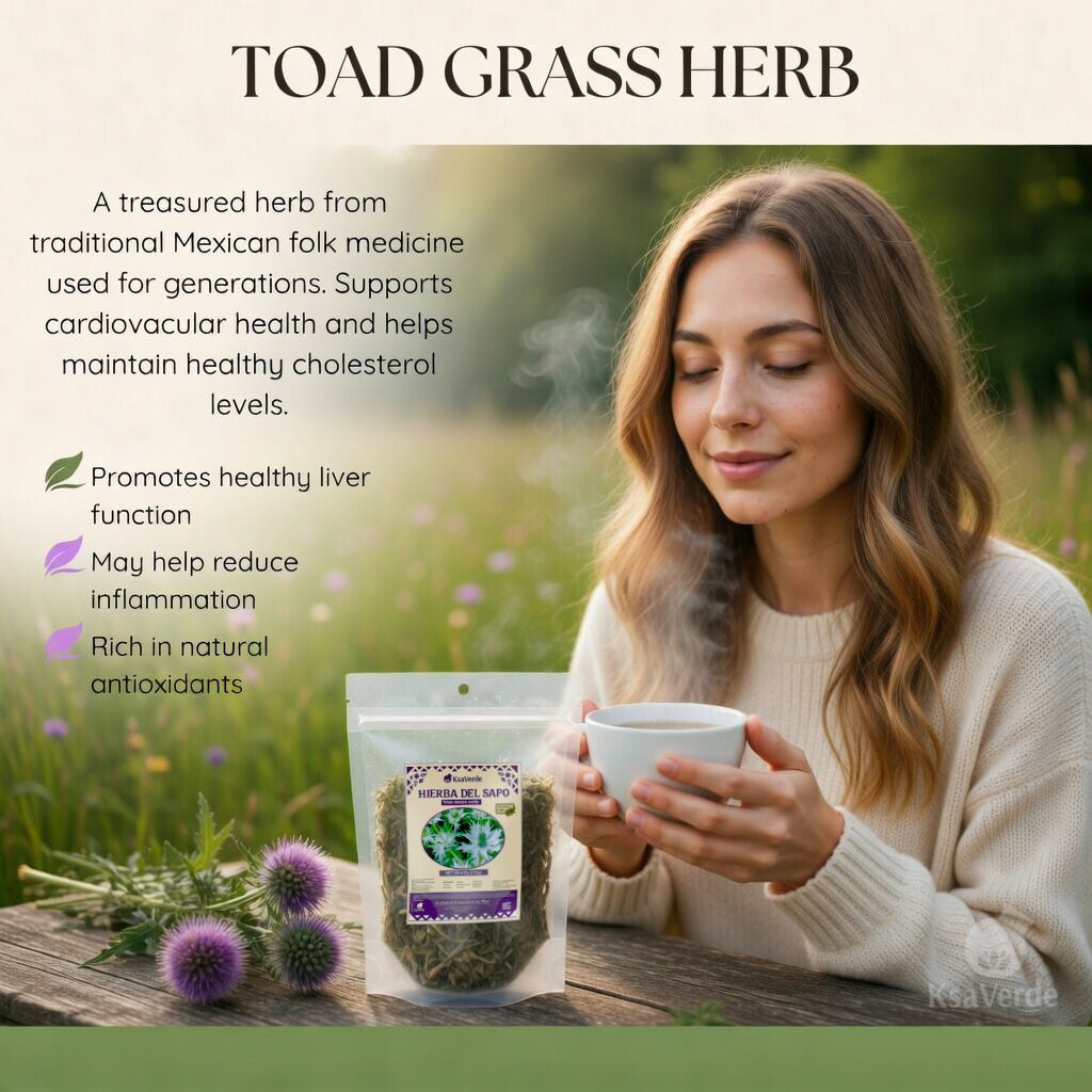 Hierba del Sapo Herbal Tea – 4 oz | Traditional Botanical Infusion | Caffeine-Free Loose Herb