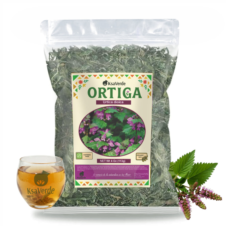 Nettle Leaf (Ortiga) Herbal Tea – 4 oz | Traditional Botanical Infusion | Caffeine-Free Loose Leaf Herb
